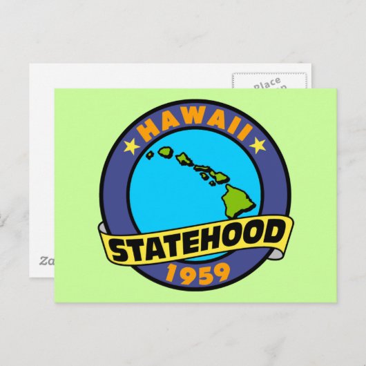Hawaii-staat Briefkaart (Voorkant / Achterkant)