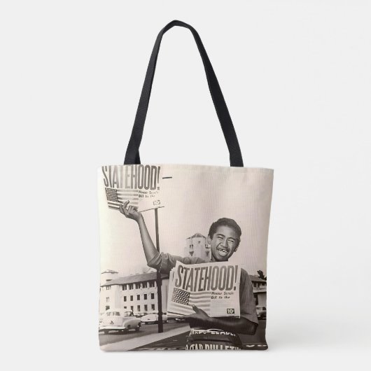 Hawaii staat herdenkt tote bag (Achterkant)