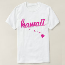 Hawaii-staat in roze