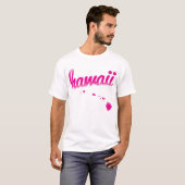 Hawaii-staat in roze t-shirt (Voorkant volledig)