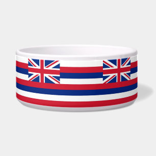 Hawaii-staat Vlag Pet Bowl Voerbakje