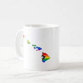 Hawaii Staats trots LGBTQ Progress trots Koffiemok (Voorkant links)