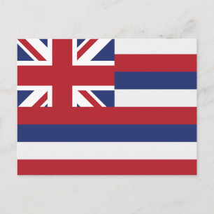 Hawaii Staatsvlag Aloha Staat Union Jack Briefkaart