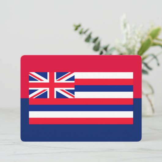 Hawaii Staatsvlag Ontwerp Decoratie (Staand voorkant)
