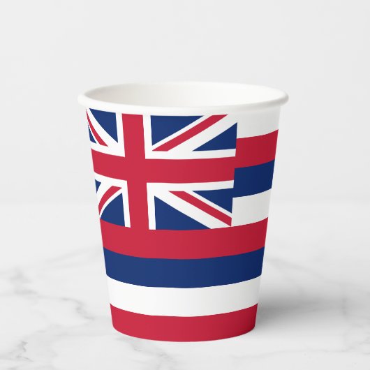 Hawaii Staatsvlag Papieren Bekers (Voorkant)