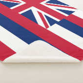 Hawaii Staatsvlag Sherpa Deken (3/4)