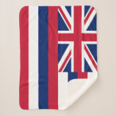 Hawaii Staatsvlag Sherpa Deken (Voorkant)