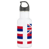 Hawaii Staatsvlag Vrijheidsfles Waterfles (Achterkant)