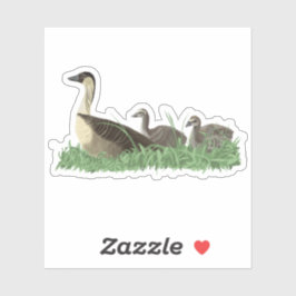 Hawaii Staatsvogel Nene Gans Familie Sticker