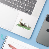 Hawaii Staatsvogel Nene Gans Familie Sticker (Laptop met iPhone)