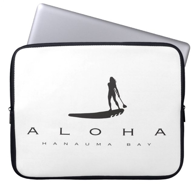 Hawaii Stand Up Paddling Laptop Sleeve (Voorkant)