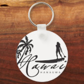 Hawaii stand-up peddel sleutelhanger (Voorkant)