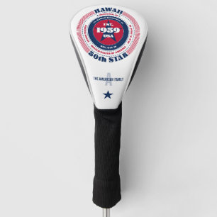 Hawaii State Circle Custom Golfhoofdhoes Golfheadcover