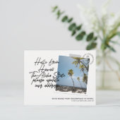 Hawaii State Destination Moving Notice Uitnodiging Briefkaart (Staand voorkant)
