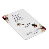 Hawaii State Destination Rustic Save the Date Magneet (Rechterzijde)