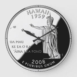 Hawaii State Faux Quarter Clock Grote Klok