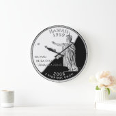 Hawaii State Faux Quarter Clock Grote Klok (Huis)