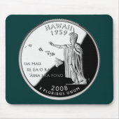 Hawaii State Faux Quarter Muismat (Voorkant)