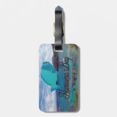 Hawaii State Fish - Humuhumunukunukuapua'a Bagagelabel (Achterkant verticaal)