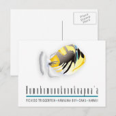 Hawaii State Fish - Humuhumunukunukuapua'a Briefkaart (Voorkant / Achterkant)