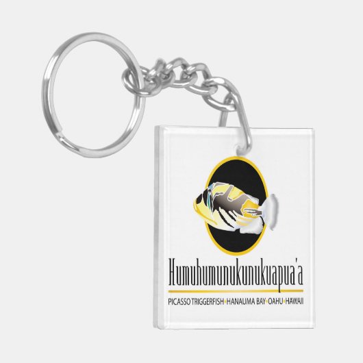 Hawaii State Fish - Humuhumunukunukuapua'a Sleutelhanger (Voorkant Links)