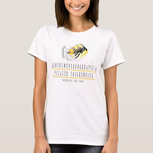 Hawaii State Fish - Humuhumunukunukuapua'a T-shirt (Voorkant)