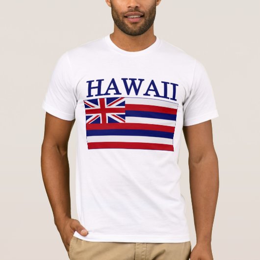 Hawaii State Flag Bella Canvas T-shirt (Voorkant)