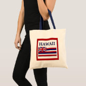 Hawaii State Flag Design Budget Canvas Bag Tote Bag (Voorkant (product))