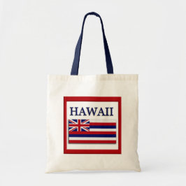 Hawaii State Flag Design Budget Canvas Bag Tote Bag