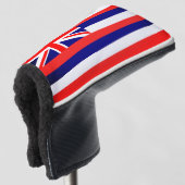 Hawaii State Flag Golf Head Hoesje Golfheadcover (3/4 voorkant)