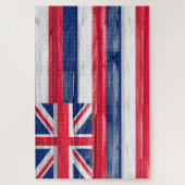 Hawaii State Flag Grunge Legpuzzel (Verticaal)