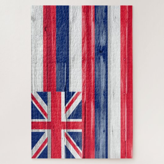 Hawaii State Flag Grunge Legpuzzel (Verticaal)