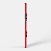 Hawaii State Flag Tegel Patroon rood wit en blauw Samsung Galaxy Hoesje (Rechterkant)