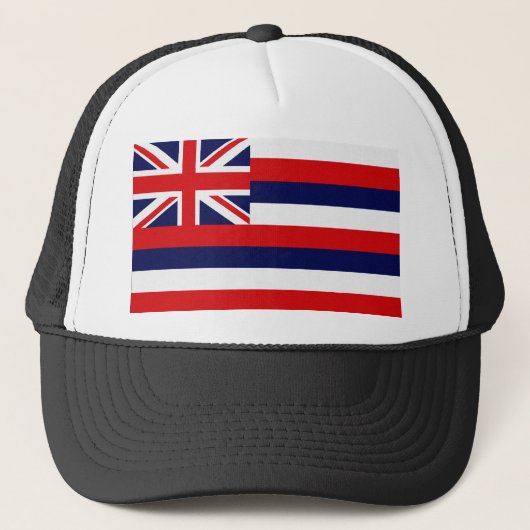 Hawaii State Flag Trucker Pet (Voorkant)