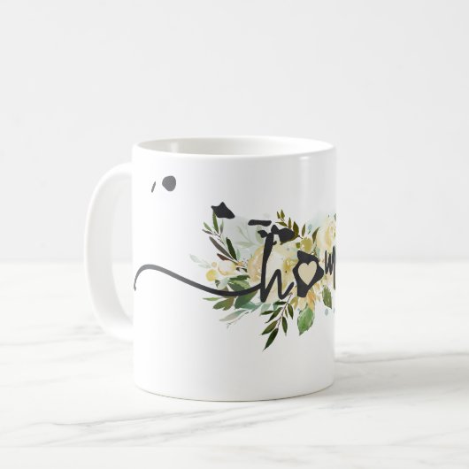 Hawaii State gepersonaliseerde uw rustieke thuisst Koffiemok (Voorkant links)