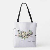 Hawaii State gepersonaliseerde uw rustieke thuisst Tote Bag (Achterkant)