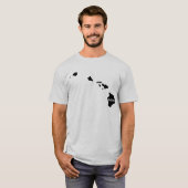 Hawaii State Map Belong T-shirt (Voorkant volledig)