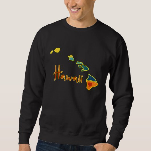 Hawaii State Pride Sunset I Love Hawaii Trui (Voorkant)