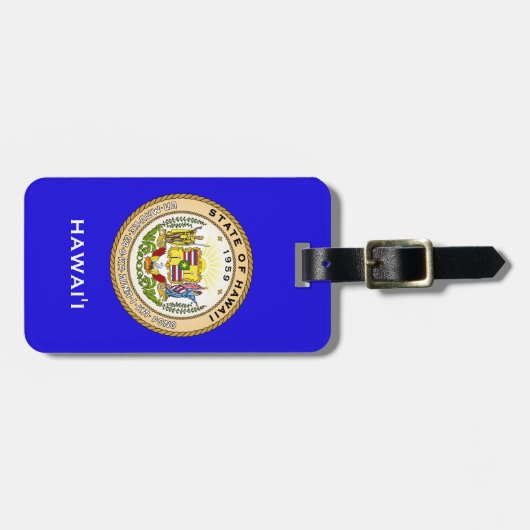 Hawai'i State Seal Bagagelabel (Voorkant horizontaal)