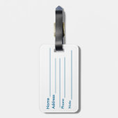 Hawai'i State Seal Bagagelabel (Achterkant verticaal)