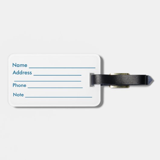 Hawai'i State Seal Bagagelabel (Achterkant horizontaal)