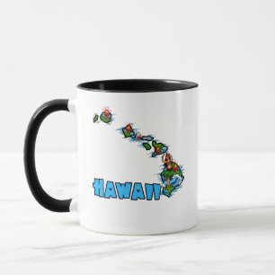 Hawaii State Tattoo-geïnspireerd ontwerp Mok