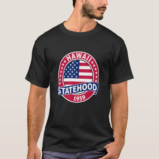 Hawaii Statehood Day T-shirt (Voorkant)