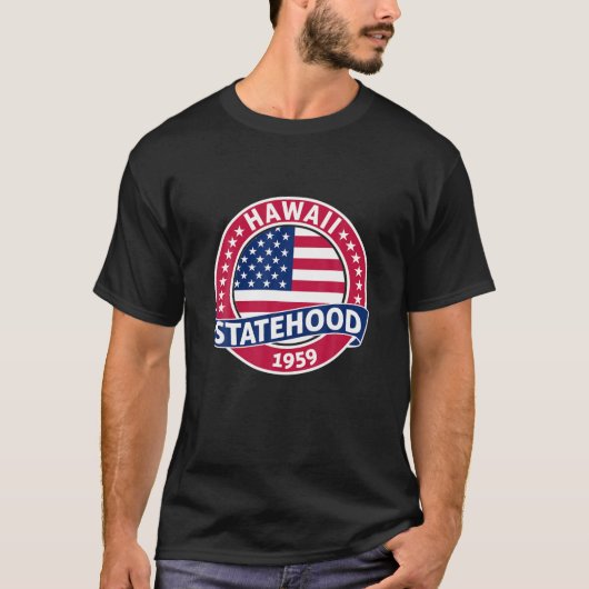 Hawaii Statehood Day T-shirt (Voorkant)