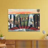 Hawaii StateLarge Letter ScenesHawaii Canvas Afdruk (Insitu (Woonkamer))