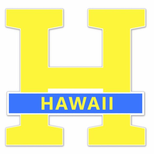 Hawaii Sticker (Voorkant)
