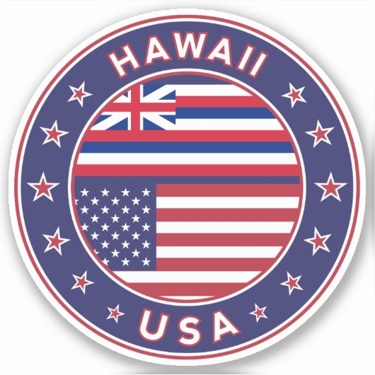 Hawaii Sticker (Voorkant)