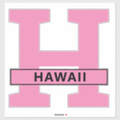 Hawaii Sticker (Vel)
