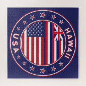 Hawaii sticker, Hawaii, Verenigde Staten van Ameri Legpuzzel (Horizontaal)