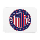 Hawaii sticker, Hawaii, Verenigde Staten van Ameri Magneet (Horizontaal)